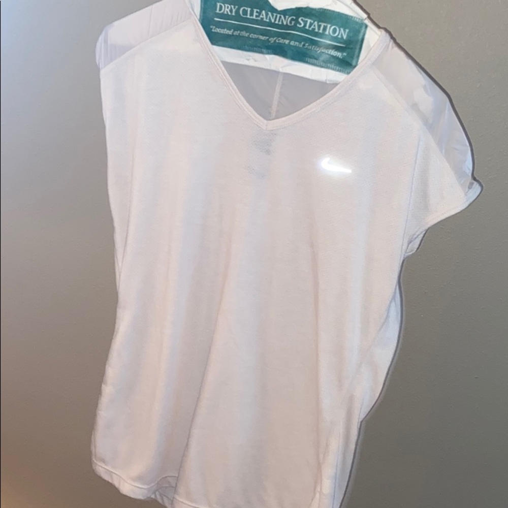 Nike off-white athletic top